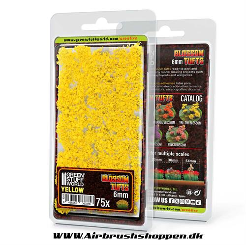 Blossom Tufts- 6mm - Yellow Flowers GSW